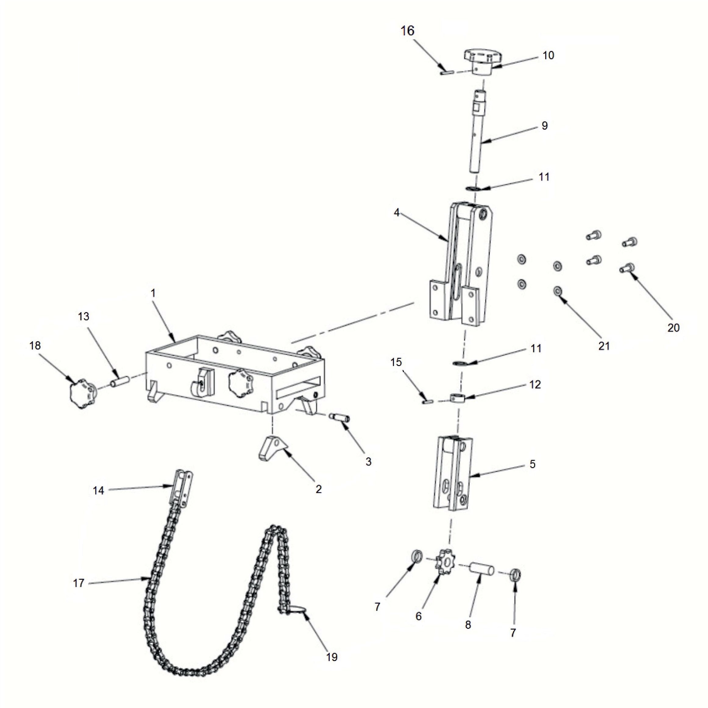 ZRO 250 Accessory exploded parts diagram